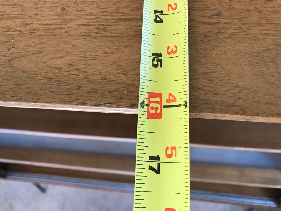 Vintage 1956 Mid-Century Modern Bookcase With Metal Hairpin Legs By Drexel 48W X 16D X 56H [Photo 13]