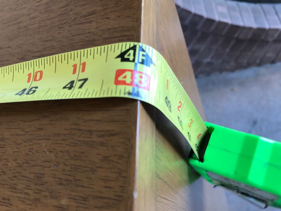 Vintage 1956 Mid-Century Modern Bookcase With Metal Hairpin Legs By Drexel 48W X 16D X 56H [Photo 12]