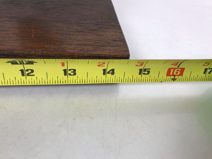 JUST ADDED - Vintage Asian Roof Tile With Wooden Stand 14.5 X 4.5 X 14 [Photo 17]