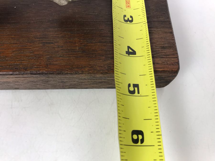 JUST ADDED - Vintage Asian Roof Tile With Wooden Stand 14.5 X 4.5 X 14 [Photo 18]