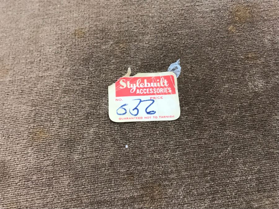 Vintage Stylebuilt Accessories Cherub Footed Vanity Mirror Tray 11R [Photo 7]