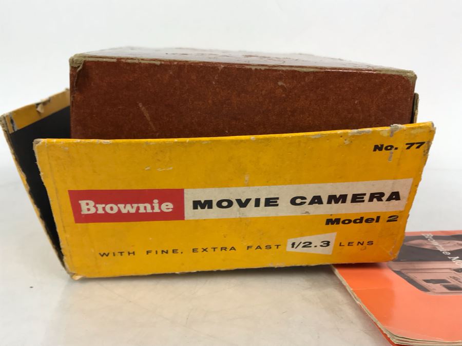 Kodak Brownie Movie Camera Mode 2 With Original Box And Manual [Photo 12]
