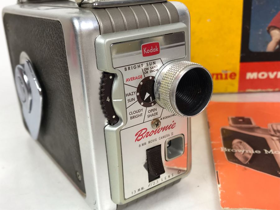 Kodak Brownie Movie Camera Mode 2 With Original Box And Manual [Photo 4]