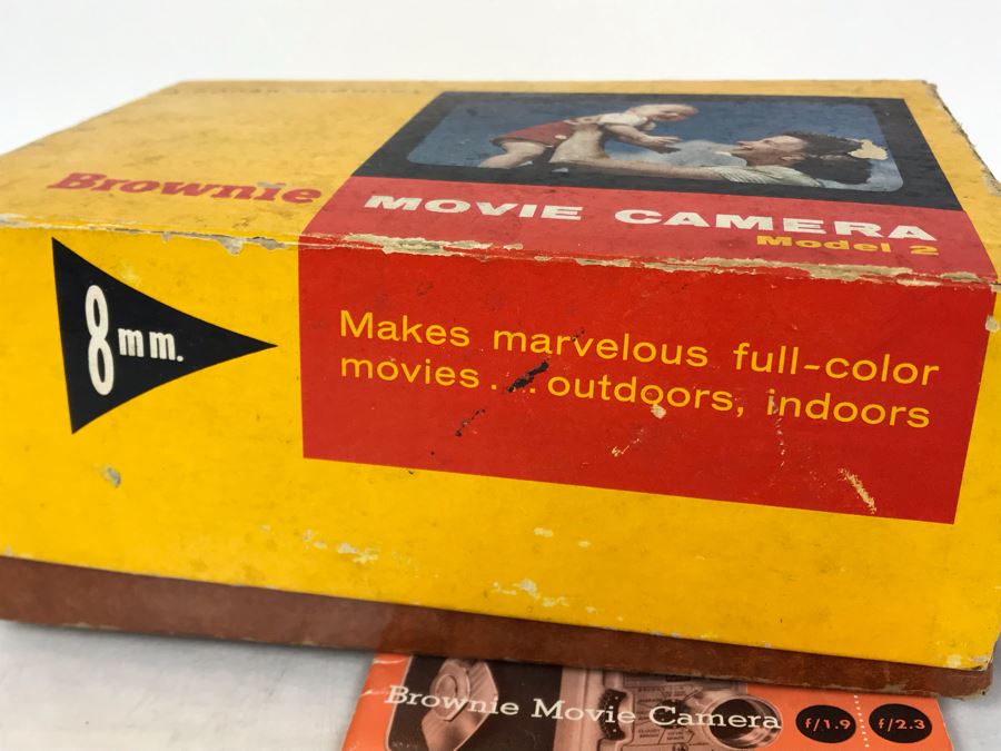 Kodak Brownie Movie Camera Mode 2 With Original Box And Manual [Photo 11]