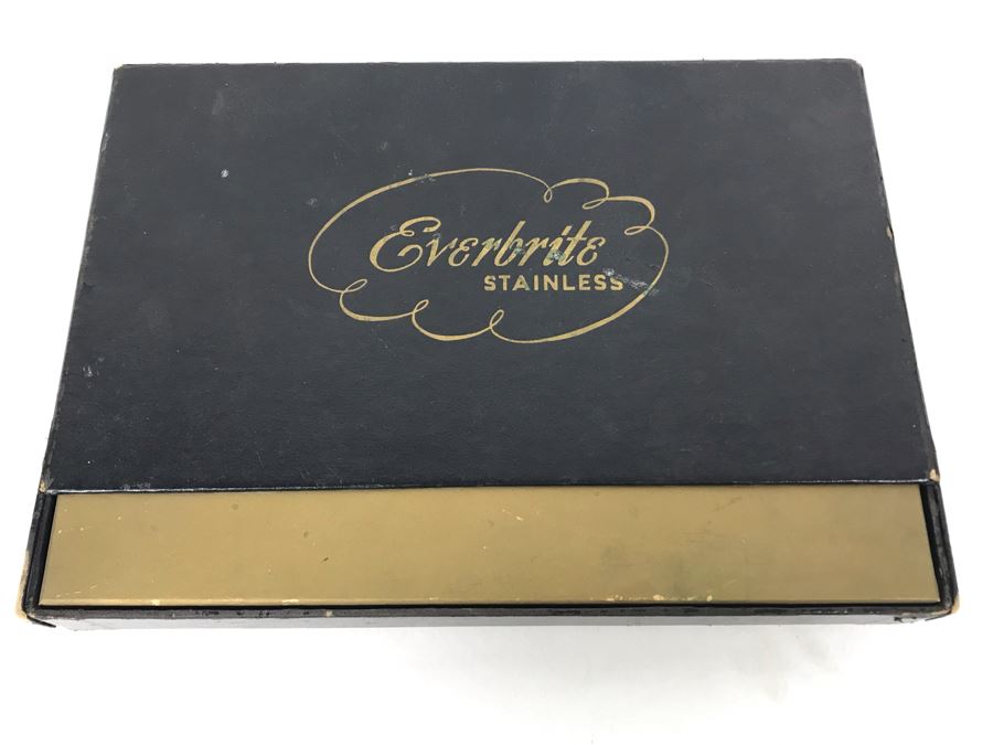 Vintage Everbrite Stainless Knives In Original Box Sheffield Made In England [Photo 4]