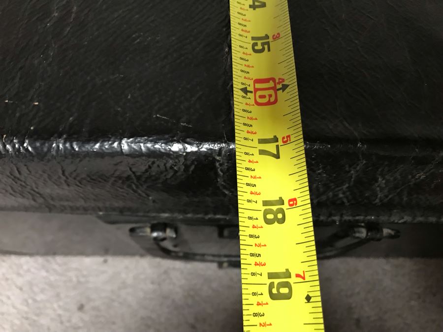 JUST ADDED - Vintage Black Lacquer Wooden Asian Chest 26W X 17D X 14H [Photo 14]