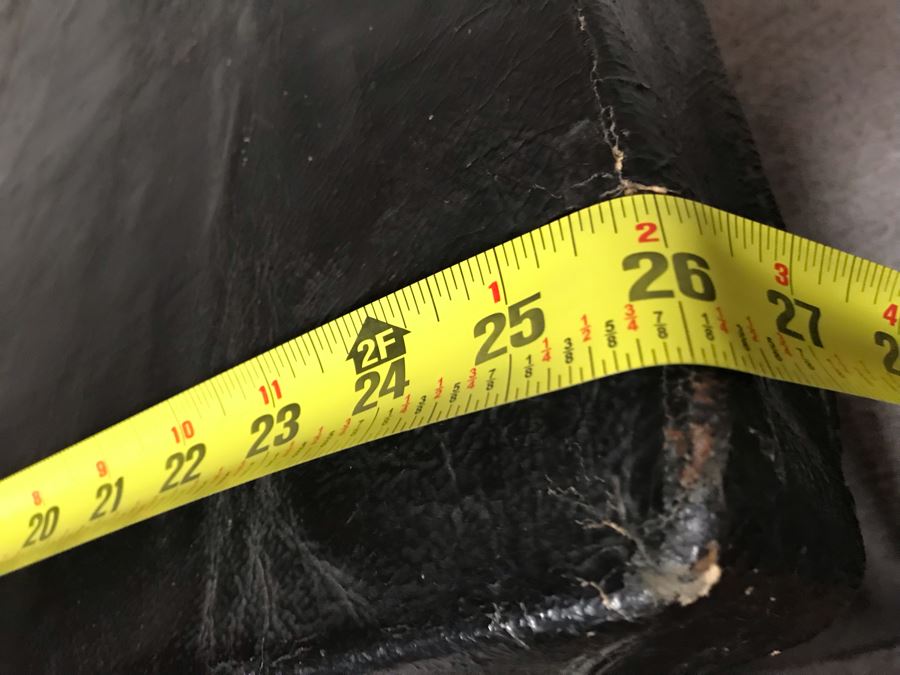 JUST ADDED - Vintage Black Lacquer Wooden Asian Chest 26W X 17D X 14H [Photo 13]