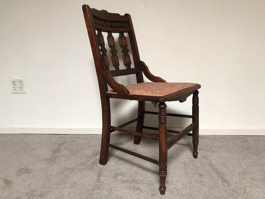 JUST ADDED - Vintage Wooden Side Chair [Photo 8]