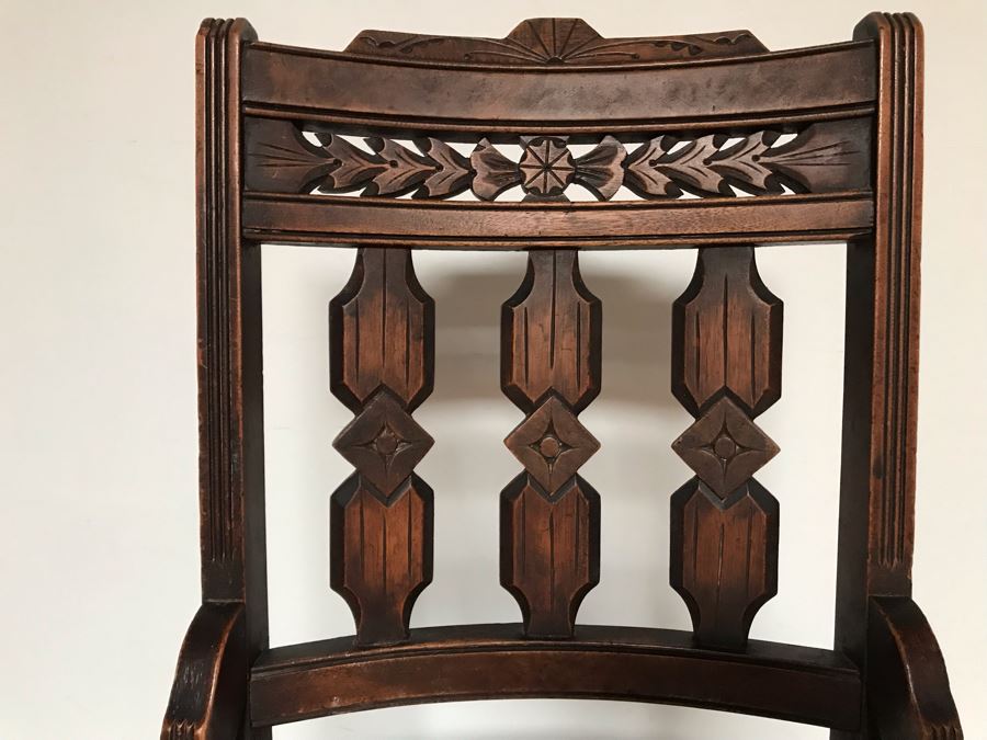 JUST ADDED - Vintage Wooden Side Chair [Photo 5]