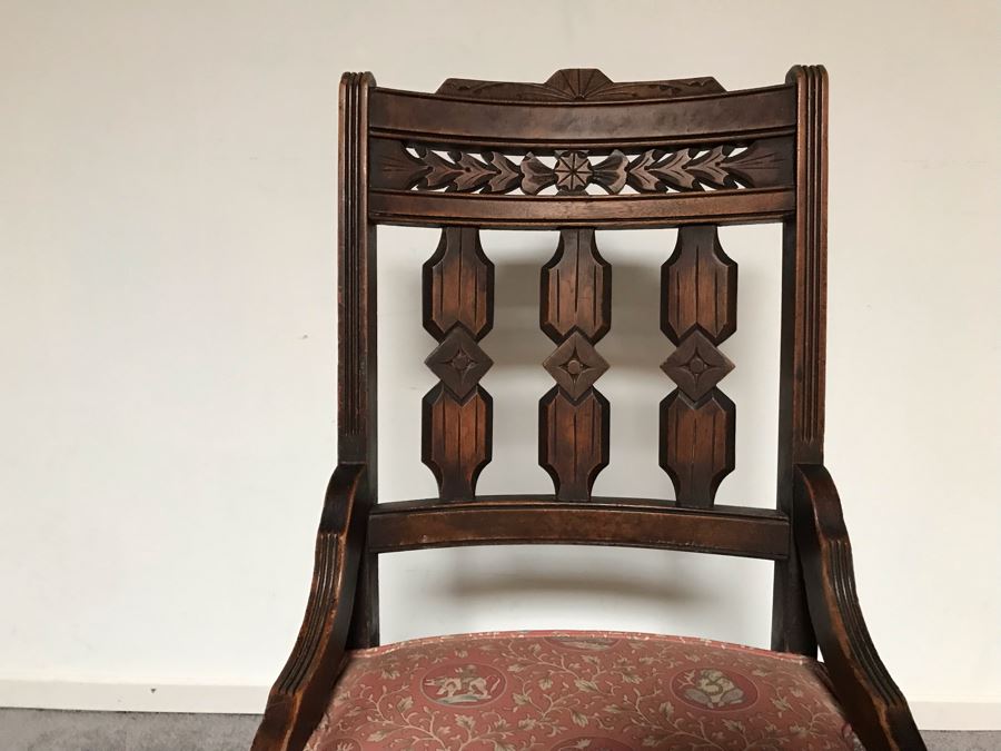 JUST ADDED - Vintage Wooden Side Chair [Photo 4]