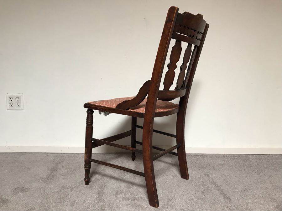 JUST ADDED - Vintage Wooden Side Chair [Photo 10]