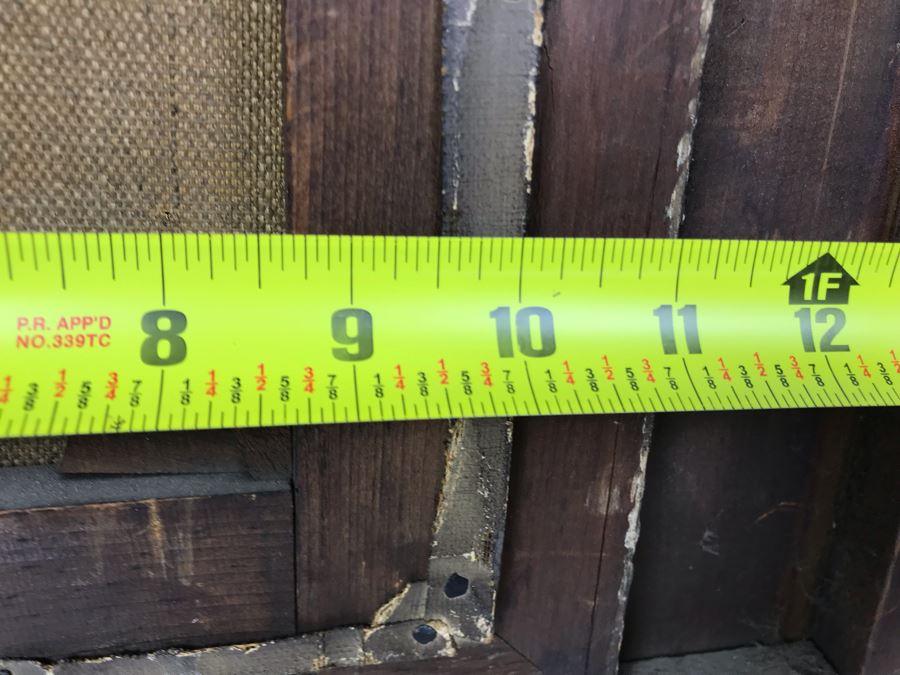 JUST ADDED - Original Antique Painting Of Highlands Sheep Unsigned Appears To Be Same Artist As Adjacent Painting In Antique Gilded Frame 10 X 12 [Photo 14]