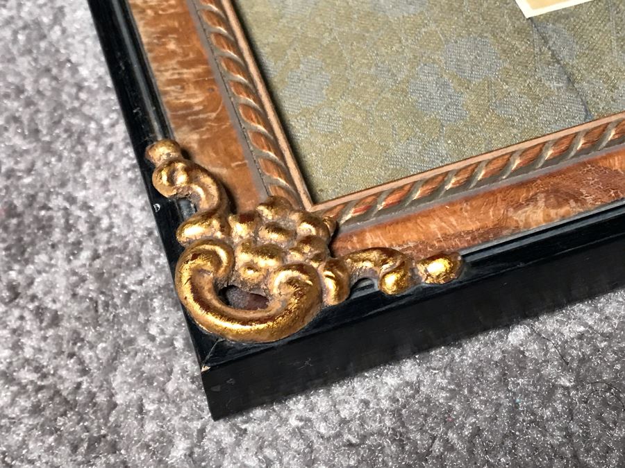 JUST ADDED - Vintage Original Asian Signed Framed Silk Scroll Painting 9W X 19H [Photo 14]