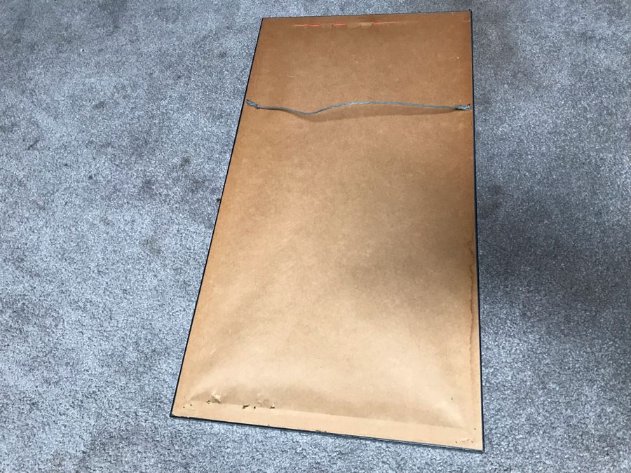 JUST ADDED - Vintage Original Asian Signed Framed Silk Scroll Painting 9W X 19H [Photo 15]