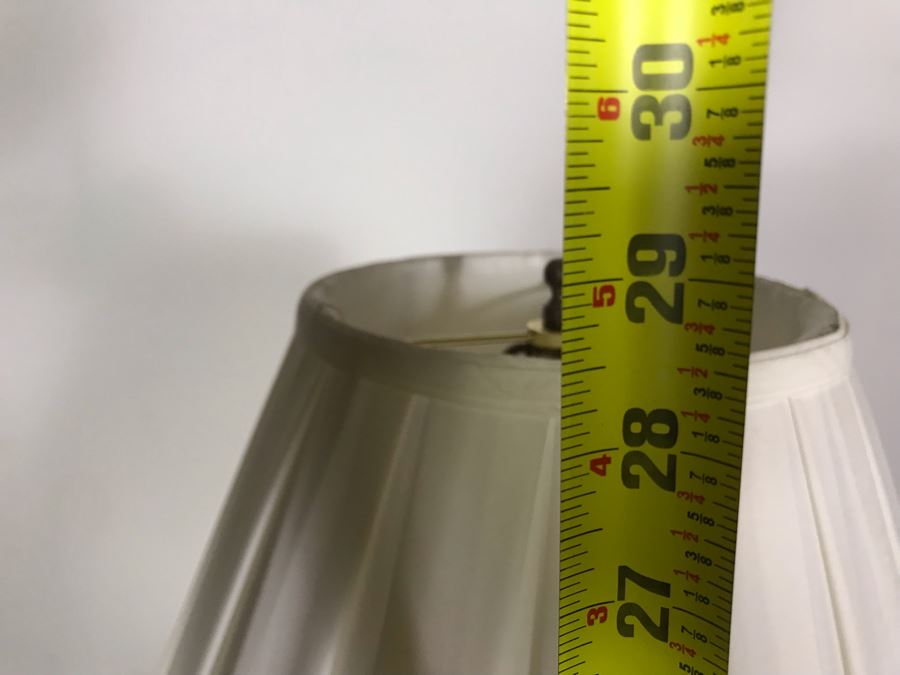 JUST ADDED - Vintage Asian Bronze Lamp 29H [Photo 11]