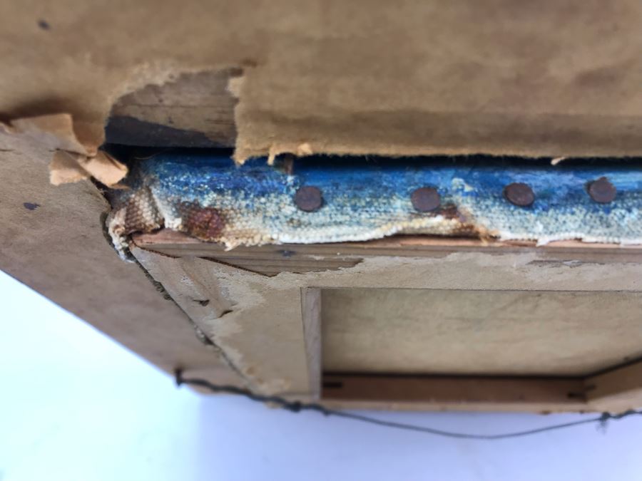 Antique Original Nautical Sailing Ship Oil Painting Appears To Be Same Artist As Adjacent Painting 10 X 12 [Photo 23]