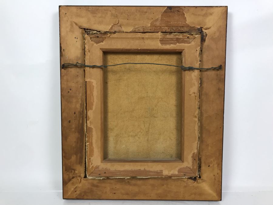 Antique Original Nautical Sailing Ship Oil Painting Appears To Be Same Artist As Adjacent Painting 10 X 12 [Photo 21]