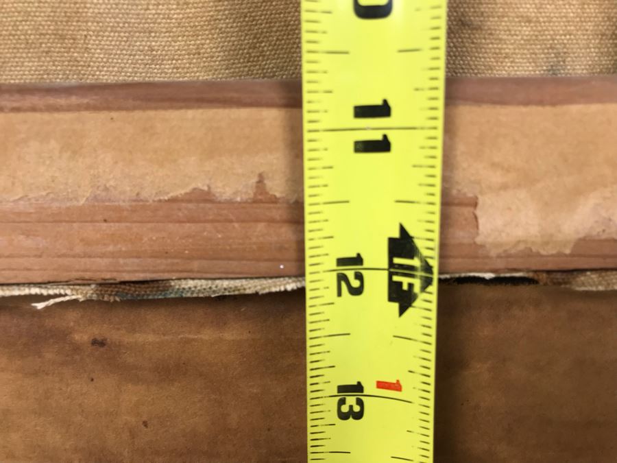 Antique Original Nautical Sailing Ship Oil Painting Appears To Be Same Artist As Adjacent Painting 10 X 12 [Photo 26]