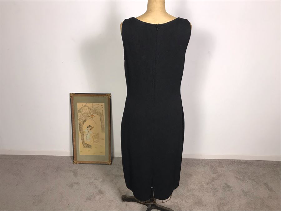 Black St. John Caviar Dress Size 8 [Photo 4]