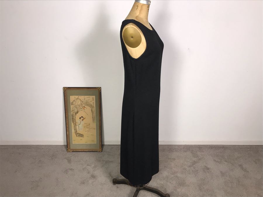 Black St. John Caviar Dress Size 8 [Photo 3]