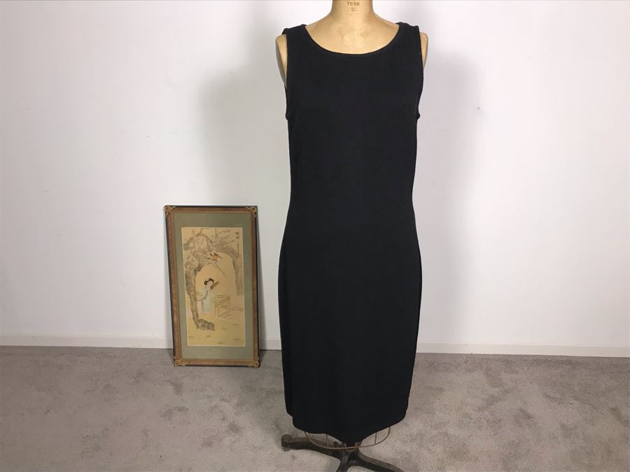 Black St. John Caviar Dress Size 8 [Photo 2]