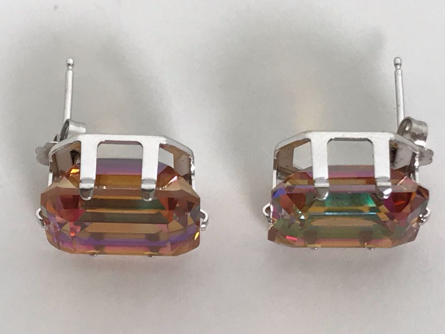 14K White Gold 'Mystic' Topaz Surface Coated 4.1g Appraised Fair Market Value $80 [Photo 4]