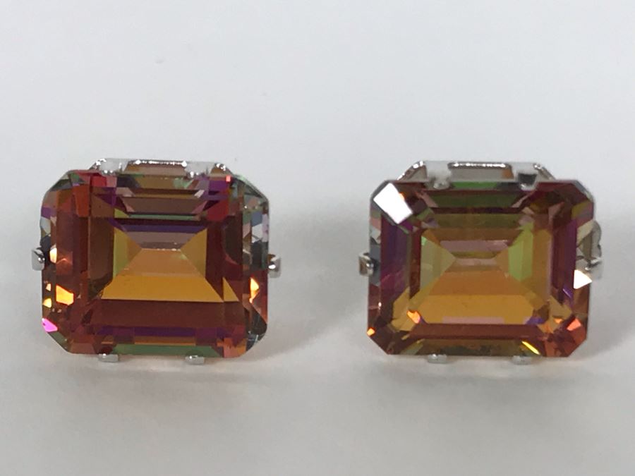 14K White Gold 'Mystic' Topaz Surface Coated 4.1g Appraised Fair Market Value $80 [Photo 2]