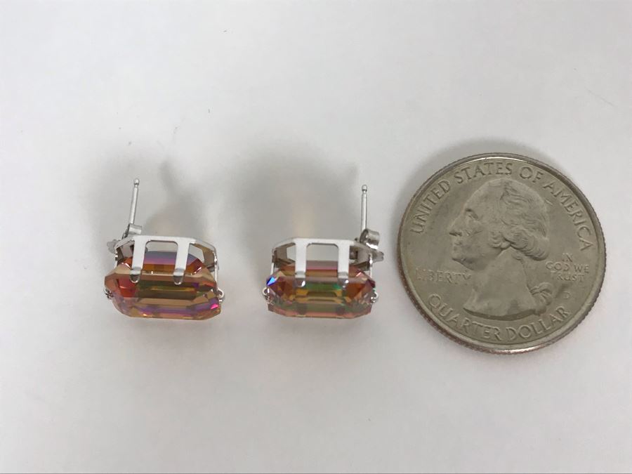 14K White Gold 'Mystic' Topaz Surface Coated 4.1g Appraised Fair Market Value $80 [Photo 6]