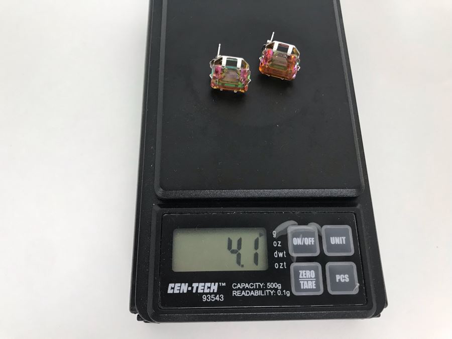 14K White Gold 'Mystic' Topaz Surface Coated 4.1g Appraised Fair Market Value $80 [Photo 8]