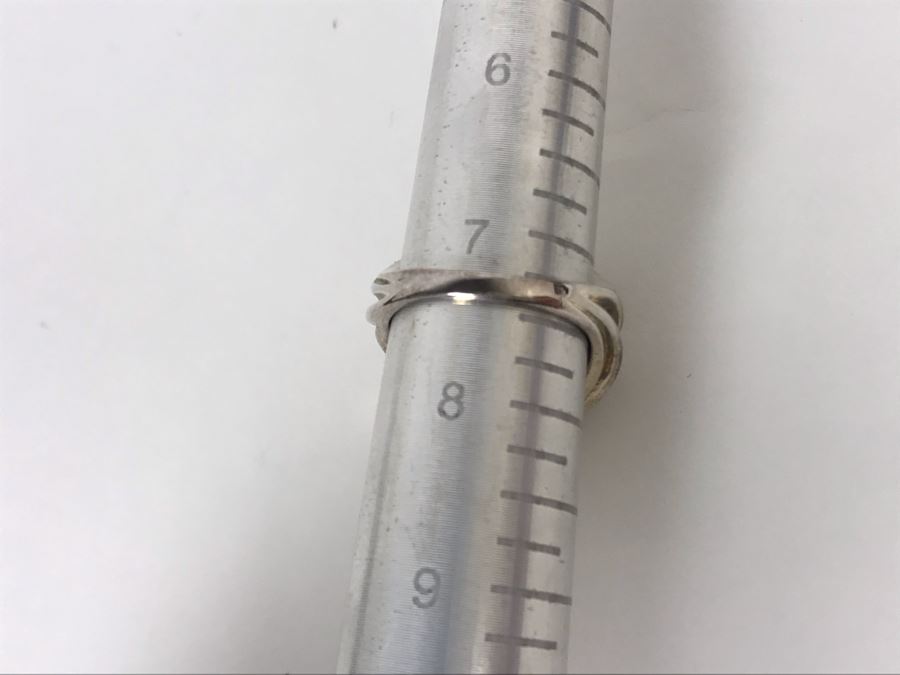 950 Silver Milor Italy Ring Size 7.25 10.1g [Photo 7]