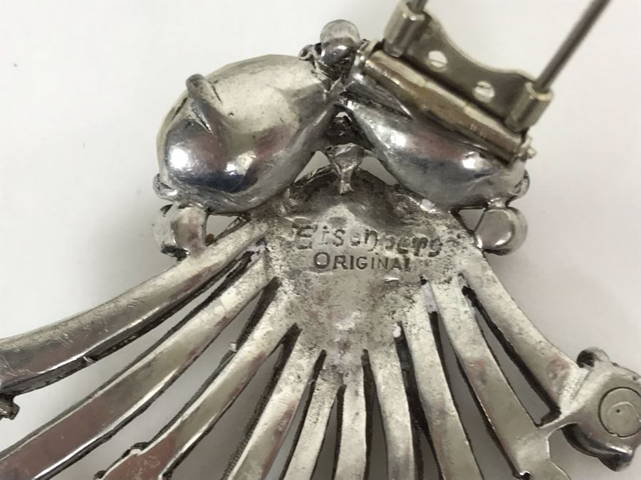Large Vintage Signed Eisenberg Fur Clip [Photo 8]
