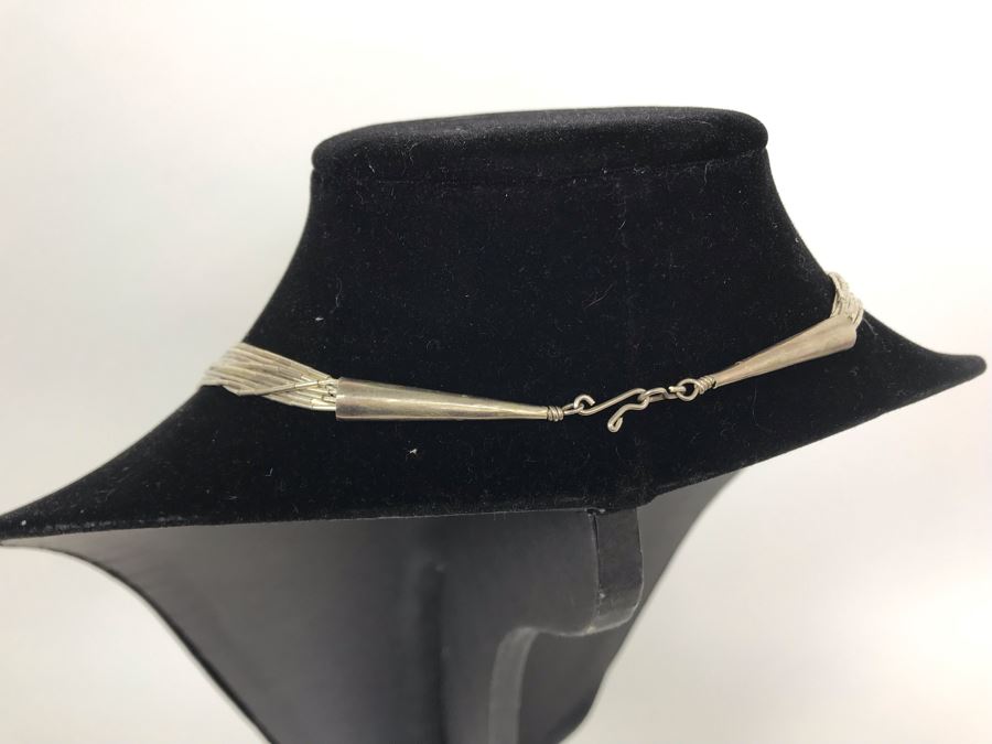 Sterling Silver Multi-Strand Necklace 24.4g [Photo 5]