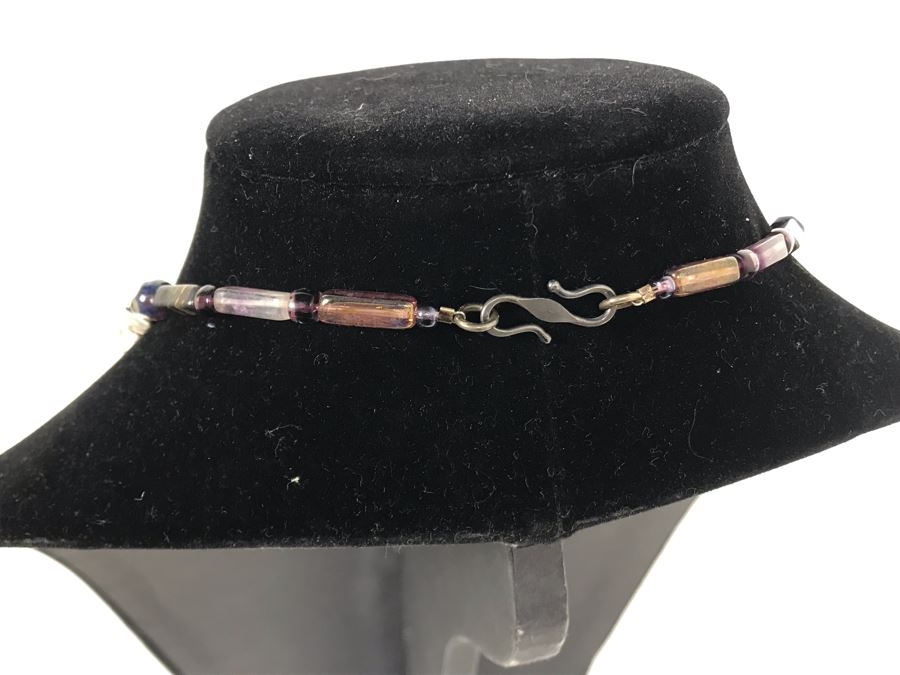 Sterling Silver With Onyx And Pietersite Necklace Designed By Gicker Jewelry [Photo 8]