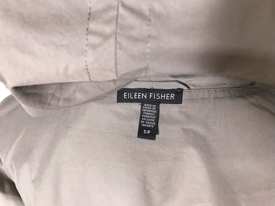 Eileen Fisher Reversible Hooded Jacket Size S/P [Photo 7]