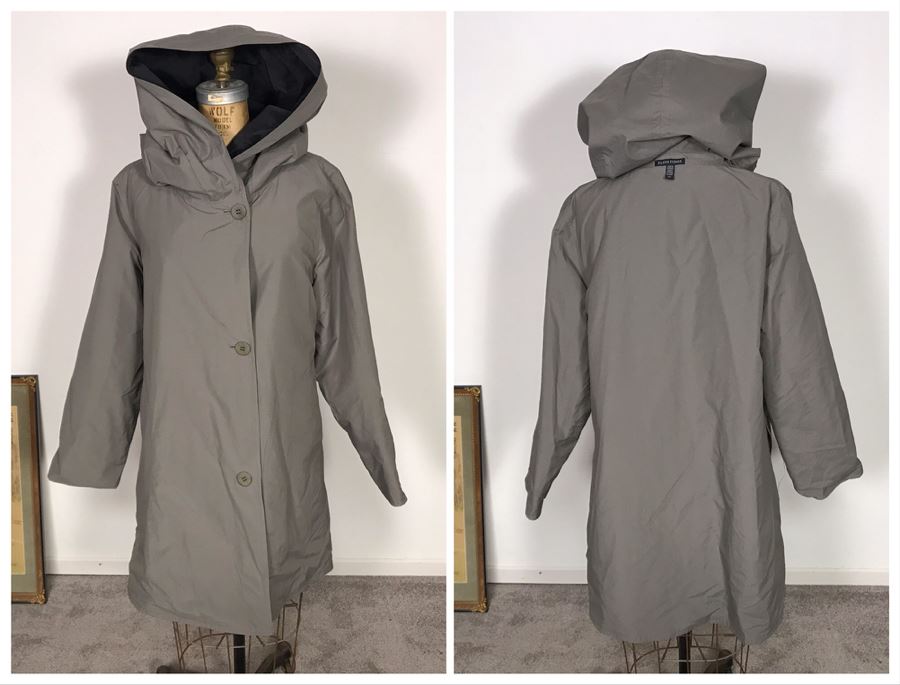 Eileen Fisher Reversible Hooded Jacket Size S/P [Photo 1]