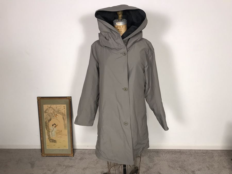 Eileen Fisher Reversible Hooded Jacket Size S/P [Photo 3]