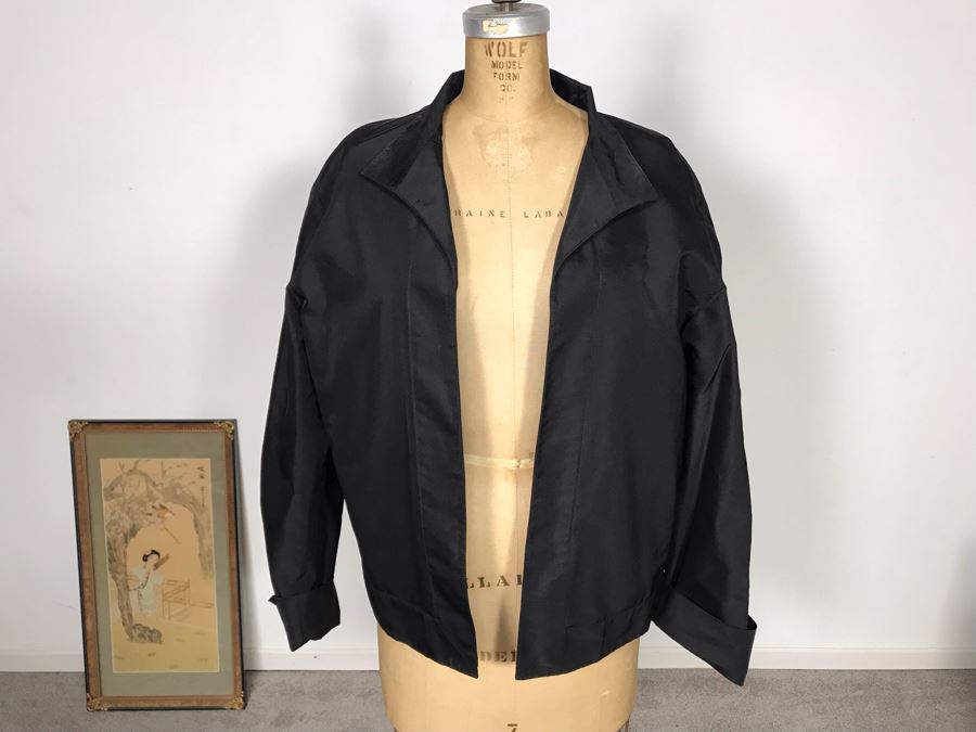 Lida Baday Evening Black Jacket Size 8 [Photo 2]