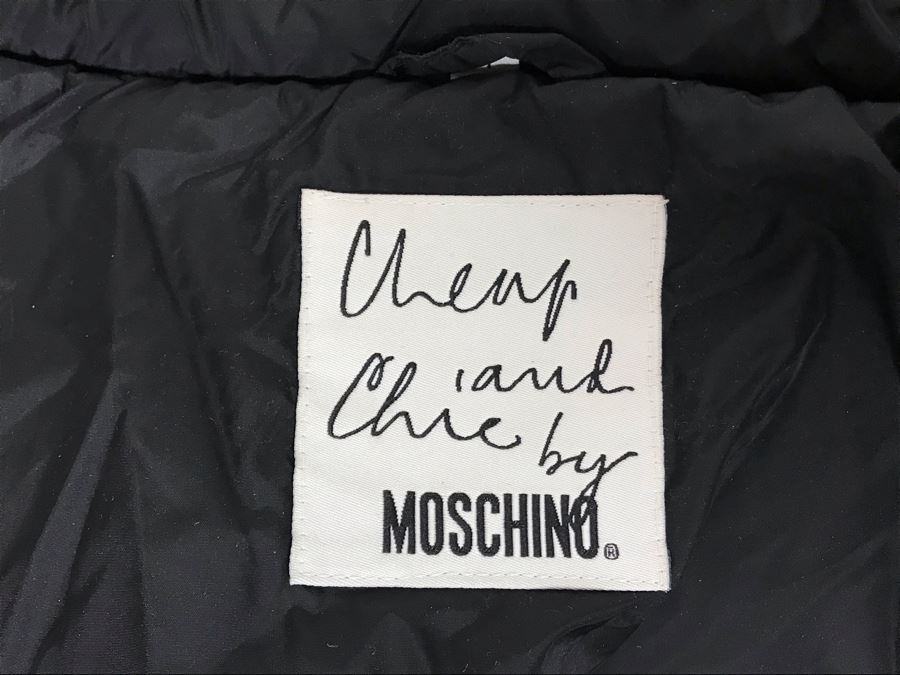 Moschino Black Winter Jacket Size L [Photo 6]