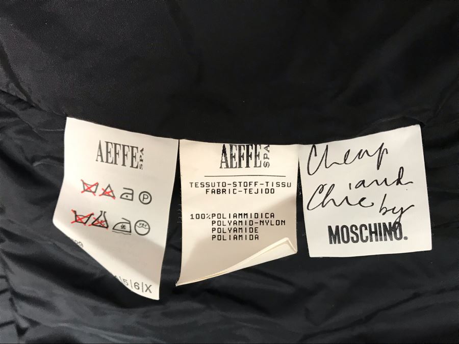 Moschino Black Winter Jacket Size L [Photo 7]