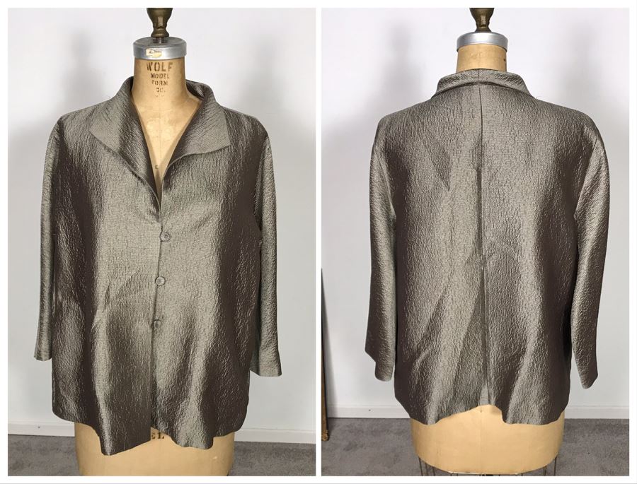 Eileen Fisher Silk Jacket Size S