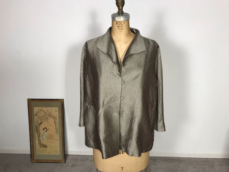 Eileen Fisher Silk Jacket Size S [Photo 2]