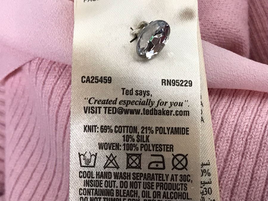 Ted Baker London Pink Sweater Size 2 [Photo 10]
