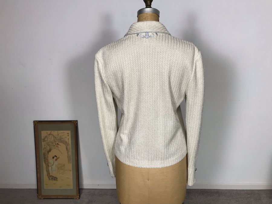 St. John Evening Jacket By Marie Gray Size 6 [Photo 6]