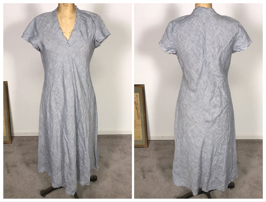 Eileen Fisher Organic Linen Dress Size XS/TP