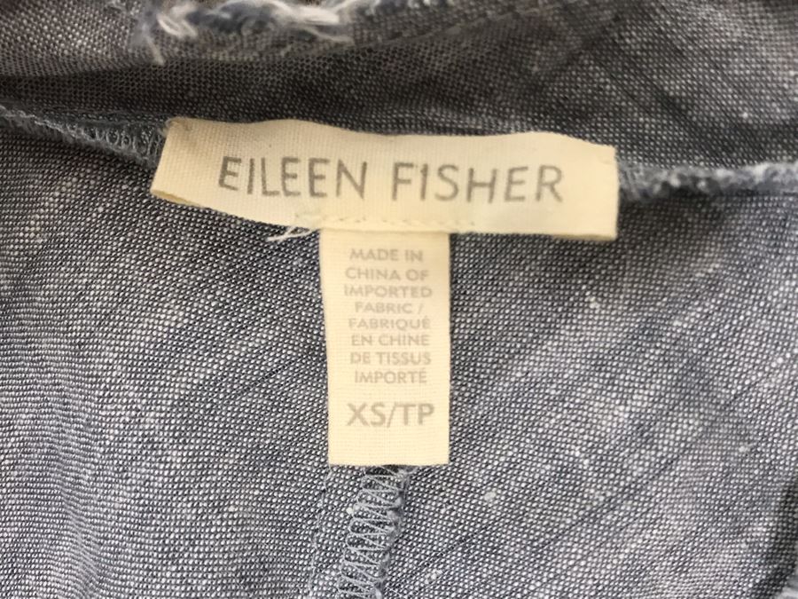 Eileen Fisher Organic Linen Dress Size XS/TP [Photo 6]
