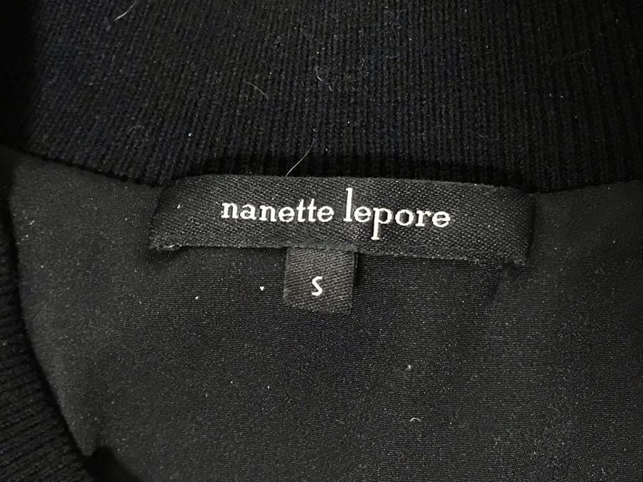 Nanette Lepore Velvet Sequin Bird Motif Jacket Size S [Photo 10]