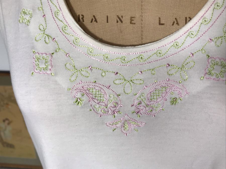 Oscar De La Renta Cotton Sleepwear Size M [Photo 4]