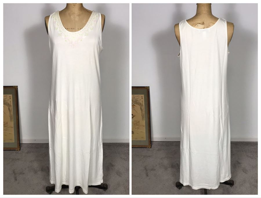 Oscar De La Renta Cotton Sleepwear Size M [Photo 1]