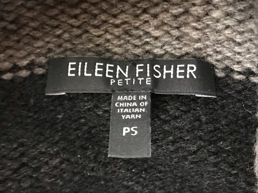 Eileen Fisher Petite Italian Yarn Yak/Wool Sweater Size PS [Photo 5]