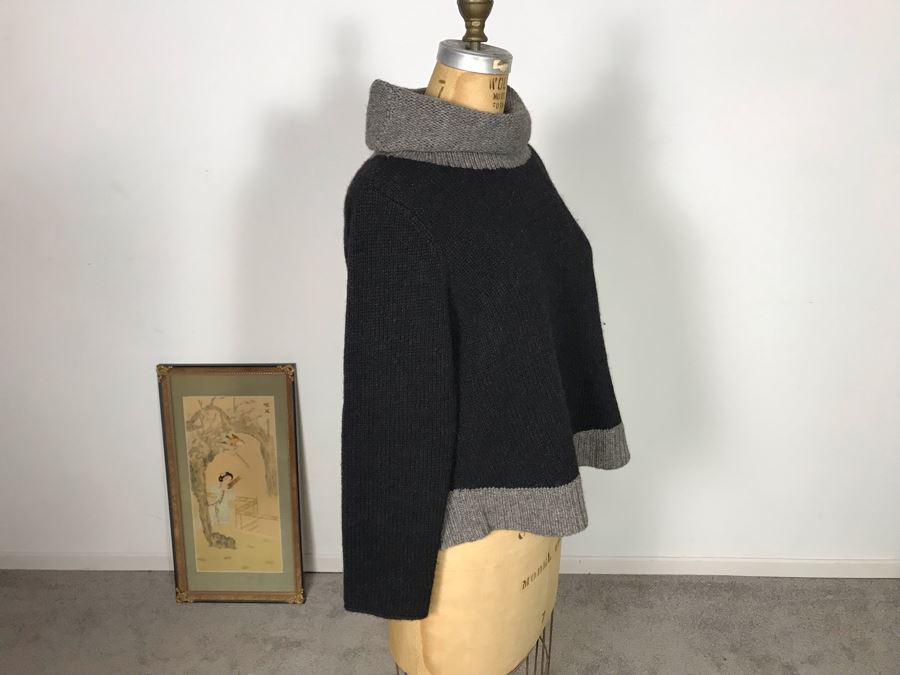 Eileen Fisher Petite Italian Yarn Yak/Wool Sweater Size PS [Photo 3]